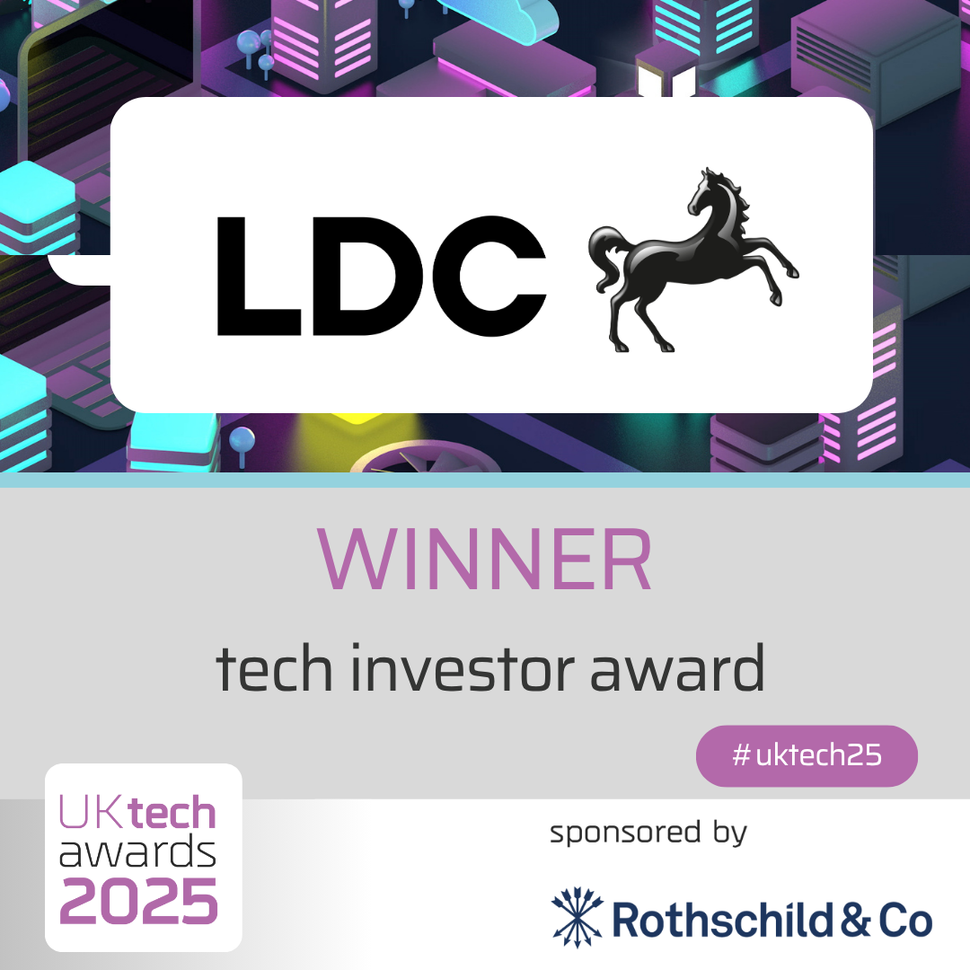 LDC wins Tech Investor Award at the UK Tech Awards 2025